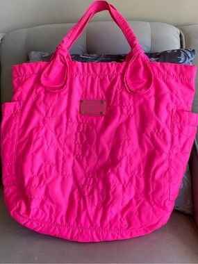 Marc Jacobs Hot Pink Quilted Tote Bag - Unknown Brands